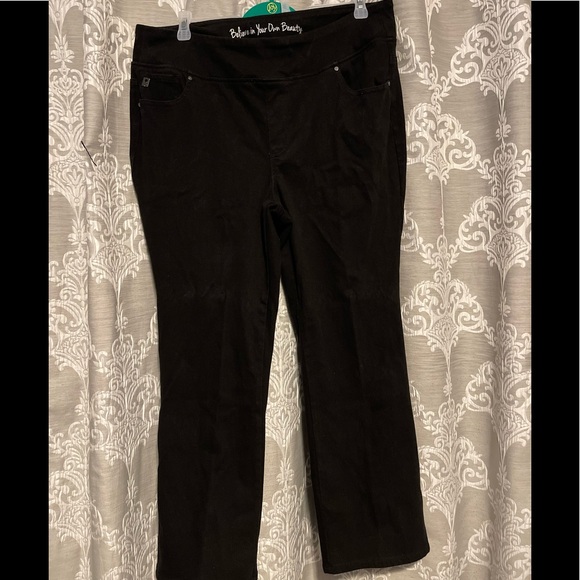 quot;As Is" Belle by Kim Gravel TripleLuxe Reg Denim Straight Leg Jeans